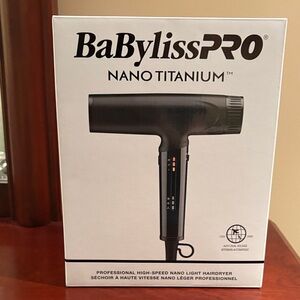 BaBylissPRO Nano Titanium Black Hair Dryer